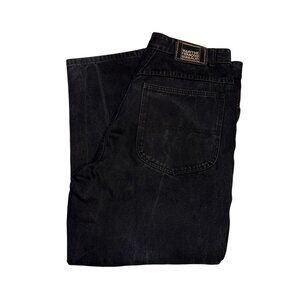 Vintage Marthe Francois Girbaud Mens Straight Leg Jeans 38S 29 Black Retro